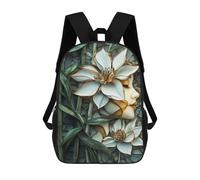 sinyumoney Woman And Flowers Kintsugi Mochila Impresa En 3D Para Niños, Mochila Escolar, Mochilas De Viaje Para Niños, Bolsas De Libros De Alta Capacidad, Mochila Infantil 17inch