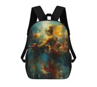 sinyumoney Woman Lifting Weights Abstract Art Mochila Escolar Infantil Impresa En 3D Para Niños, Mochilas De Viaje, Bolsas Para Libros, Mochila Escolar Infantil 17inch