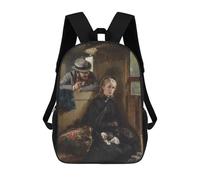 sinyumoney Woman on A Train Mochilas Impresas En 3D Para Niños, Mochila Escolar, Mochila De Moda Para Niños De Primaria Y Secundaria 17inch