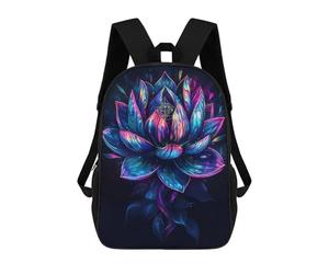 sinyumoney Wonderful Lotus Flower Mochila Infantil, Mochila Escolar Para Niños Y Adolescentes, Mochila De Viaje, Mochila Escolar, Mochila Para Libros 17inch