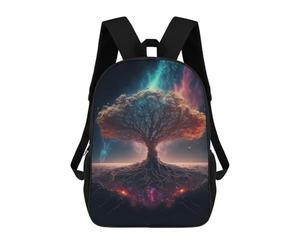 sinyumoney World Tree Yggdrasil Mochilas Impresas En 3D 17inch Mochila Escolar Infantil Para Exteriores, Mochila Informal De Día, Bolsas De Viaje Informales Para Estudiantes De Secundaria