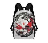 sinyumoney Yin And Yang Nature Mochila Escolar Infantil Impresa En 3D Para Niños, Mochilas De Viaje De Alta Capacidad, Bolsas Para Libros, Mochila Escolar Infantil 17inch