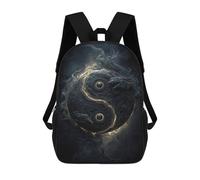 sinyumoney Yin Yang Dragon Symbol Art Print Mochilas Infantiles Mochila Escolar Impresa En 3D Para Niños Mochilas De Viaje Bolsas Para Libros Para Niños 17inch Mochila Escolar