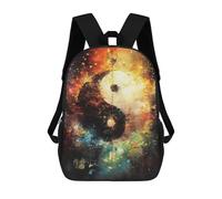 sinyumoney Yin Yang Symbol Painting Mochila, Mochila Escolar Impresa En 3D, Bolsa Para El Almuerzo Escolar, Mochila De Viaje, Mochila Para Amigos, Mochila Escolar Para Niñas Y Niños 17inch