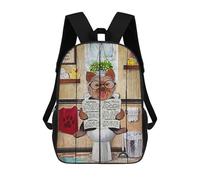 sinyumoney Yorkshire Terrier Mochila Escolar Infantil Impresa En 3D, Mochila Informal De Moda Para Niños, Mochila De Viaje De Alta Capacidad Para Libros Para Niños 17inch