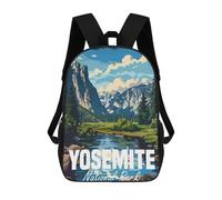 sinyumoney Yosemite National Park Mochila Infantil, Mochila Escolar Impresa En 3D, Mochila Para Niños Y Niñas, Mochila Escolar Ajustable Para La Escuela Primaria 17inch
