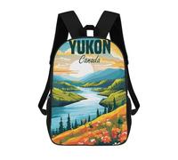 sinyumoney Yukon Canada Mochila Escolar Mochilas Escolares Para Niñas Y Niños Mochila Con Bolsillo Mochila Escolar De Moda Para Niños 17inch