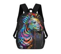 sinyumoney Zebra Animal Painting Mochila Escolar Mochila Para Niños Impresa En 3D Mochilas Infantiles Para Niños Y Niñas Mochilas Escolares Mochilas De Viaje Para Niños 17inch