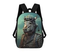 sinyumoney Zebra As A Pilot Mochila Escolar/de Negocios, Resistente, Para Portátil, Para La Escuela/trabajo/viajes 17inch