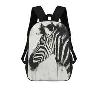 sinyumoney Zebra Elegance Painting Mochila Infantil, Mochila Escolar Impresa En 3D, Mochila Para Niños Y Niñas, Mochila Escolar Ajustable Para La Escuela Primaria 17inch