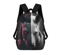 sinyumoney Zebra Elephant Fusion Mochila Infantil De Moda Divertida Mochila Escolar Para Niños Y Adolescentes Con Impresión 3D Para Niños 17inch