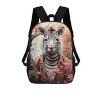 sinyumoney Zebra in Autumn Jacket Mochilas Infantiles Impresas En 3D Para Niños. Mochilas De Viaje De Moda Para Niños. Mochila Escolar Para Estudiantes De Primaria Y Secundaria.