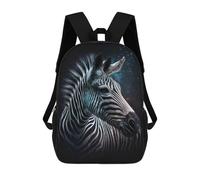 sinyumoney Zebra in Space Art Print-3 Mochila Escolar Infantil Impresa En 3D 17inch Mochilas De Moda Para Niños De Primaria Y Secundaria