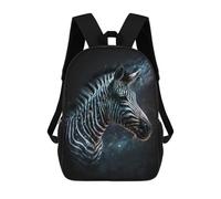 sinyumoney Zebra in Space Art Print Mochila Escolar Impresa En 3D 17inch Mochila Escolar Infantil Mochilas De Viaje Mochila Informal De Moda Para Niños Y Estudiantes
