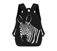 sinyumoney Zebra Mochilas Impresas En 3D Para Niños 17inch Mochilas De Moda Informales Para El Día A Día, Bolsas De Viaje, Mochilas Informales Para Exteriores Para Niños Y Niñas
