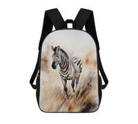 sinyumoney Zebra Watercolor Painting Mochila De Negocios Resistente Para Portátil Para La Escuela/trabajo/viajes 17inch