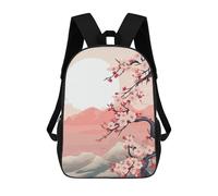 sinyumoney Zen Japanese Landscape Mochila Escolar Para Niños, Mochila Escolar Impresa En 3D Para Estudiantes De Primaria Y Secundaria 17inch