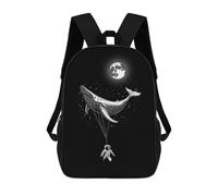 sinyumoney Zero Gravity Sea Mochila Escolar Para Niños Mochila Escolar Impresa En 3D Mochila Escolar De Moda Para Niños De Primaria Y Secundaria 17inch