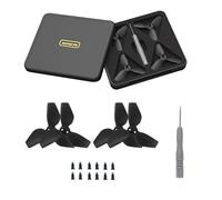 Sinyutia 2 pares de hélices Dji Neo con caja de almacenamiento, hélices de repuesto para accesorios Dji Neo (hélices con funda)