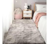 Sinyuyong Alfombra de Felpa Suave y Peluda con Respaldo Antideslizante, Alfombra esponjosa Que no se desprende for Sala de Estar y Dormitorio(C,100-200CM)