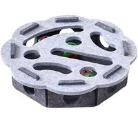 Sinyuyong Caja for rascar Gatos Que Ahorra Muebles: Lima de uñas interactiva con 3 Bolas for el Cuidado de Las uñas y estimulación Mental.(D)