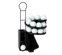 Sinyuyong Edición dispensadora de Pelotas de Golf con Embudo de tolva Grande: Recarga fácil, Funciona con Cubos de Rango estándar(Black)