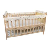 Sinyuyong Juego de Protectores de Cubierta for riel de Cuna Fit, Protector de dentición for riel de Cuna, Envoltura de Parachoques Segura for protección contra masticaciones(G)