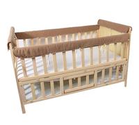 Sinyuyong Protector de dentición Seguro y no tóxico for Cubierta de riel de Cuna, Protector Impermeable for protección contra masticación, fácil de Instalar(C)