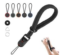 sinzau Camera Handstrap, 6er Set Kamera Handschlaufe, Handschlaufe mit Kamera Gurt und Schnellverschluss, 1 Kamera Handschlaufe mit 5 Schnellverschluss, verstellbarer Kameragurt, Negro,rojo,azul