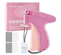 SINZONeu Pistola de coser a mano mini portátil con 5 agujas + 1000 grapas, reparación de rayos para ropa y cortinas, kit de costura de viaje para reparaciones textiles