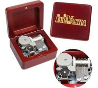 Sinzyo Caja de música de Madera Navidad San Valentín Cumpleaños Regalo (Inuyasha-Caja roja)