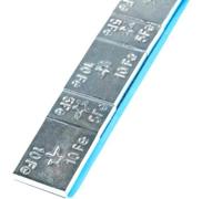 SIO 100x Contrapesas Equilibrado de Rueda Adhesivas 5/10g en Tiras de 60 Gramos