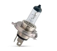 SIO 10x Bombillas Halógenas H4 12V 60/55W para Coche - Luz Blanca Estándar Alta Potencia, Faro Delantero Largo/Corto, Pack 10 Unidades Homologadas Automoción Universal - Recambio Taller