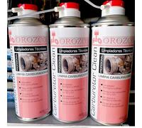 SIO 3x Limpia Carburador y Cuerpo de Inyección 400ml - Spray Limpiador Sistema de Combustible - Elimina Carbonilla, Aceite y Suciedad - Secado Rápido Sin Residuos - Motor Gasolina y Diésel