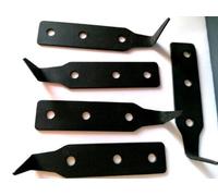 SIO 5X Cuchillas para Tirador de Corte Poliuretano Coche 25 mm - Recambios Profesionales para Corte de Lunas y Parabrisas - Hojas para Eliminación de Adhesivo PU Automoción - Cortador Poliuretano