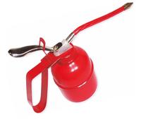 SIO Aceitera Metálica con Latiguillo Flexible 300 ml - Engrasadora Manual para Aceite Lubricante - Pico Flexible de Precisión - Aceitera Taller Mecánico Automoción Industria Maquinaria