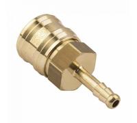 SIO Enchufe Rápido Aire Comprimido Espiga 6mm Conector Neumático para Manguera Racor Rápido Compresor Herramientas Neumáticas Acople Rápido Universal Taller Alta Resistencia