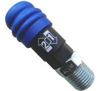 SIO Enchufe Rápido de Seguridad Aire Comprimido Serie 26 1/2" Macho - Conector Neumático Profesional para Compresor y Herramientas de Aire - Acople Seguro Alta Resistencia Taller e Industria