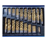 SIO Juego Brocas Titanio HSS 1-10 mm 170 Piezas en Maleta - Brocas para Metal Acero Hierro y Aluminio - Kit Profesional Recubrimiento Titanio para Taladro - Kit Brocas Titan Recambio Taller