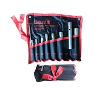 SIO Juego de Llaves Tubulares de Tubo 6-22 mm - Set 8 Herramientas Tubulares Metálicas para Mecánica, Automoción y Bricolaje - Llaves para Tuercas y Tornillos en Espacios Reducidos - Llaves de Tubo