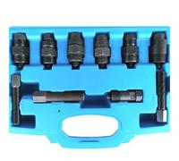 SIO Juego Extractor Plato Magnético y Volante Magnético Motos 15 Piezas - Kit Extractores Universales para Encendido, Alternador y Rotor Moto