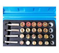 SIO Kit Reparación Roscas Tapón Cárter Aceite Coche - Juego Reparador Rosca Drenaje Aceite Motor - Kit Reparación Tapones Cárter para Automóvil - Herramienta Taller Mecánico para Reparar Rosca Carter