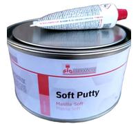 SIO Masilla Poliéster para Coche 2 kg - Masilla de Relleno para Carrocería Automoción - Reparación de Golpes, Arañazos y Desperfectos en Chapa - Masilla Profesional para Taller de Chapa y Pintura