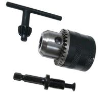SIO Portabrocas 3/8" 1,5-10 mm con Adaptador SDS Plus - Mandril para Taladro y Martillo Perforador - Conversor SDS a Portabrocas Rápido para Brocas Profesionales - Universal