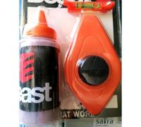 SIO Set Tiralíneas 15 Metros con Polvo Marcador 100 g - Cordel Marcador Profesional para Construcción, Albañilería y Bricolaje - Marcador de Líneas Precisas para Obras y Reformas