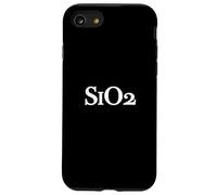 SiO2 Química Dióxido de silicio Cuarzo Sílice Fórmula Carcasa para iPhone SE (2020) / 7/8