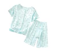 Siomlana Traje de paciente postrado en cama para niños, ropa de recuperación, ropa de discapacidad con apertura completa en ambos lados, adecuado para cuidado postoperatorio, pacientes con fracturas