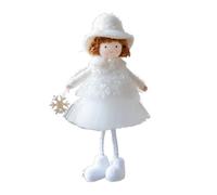 Sionhiuo Colgante de muñeca de ángel de Navidad, ángel de Navidad, colgante decorativo | niña de peluche para habitación de los niños jardín techo puerta puerta pared