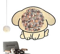 Sionhiuo de Animales para Adultos | Juego De Lógica Y Desafío Mental | de Madera Coloridos,para Adultos Jóvenes Ancianos Preescolar Decoración del Hogar Jardín de Infancia