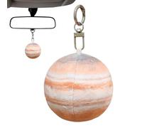 Sionhiuo Decoración del Solar - 7,5 cm Colgante de Peluche Suave para Colgar - Muñeca de un Planeta | para Bolsos, monederos, Joyas, monederos, Mochilas, Mujeres, Hombres, niñas, Júpiter, Ver